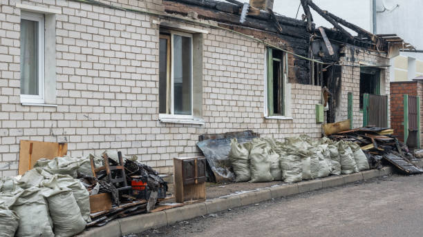 Professional Fire Damage Assessment technician working in Bridgeport, NJ